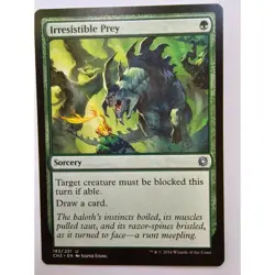 MTG Magic The Gathering Card Irresistible Prey Sorcery 183/221 Green Conspiracy - Image 1