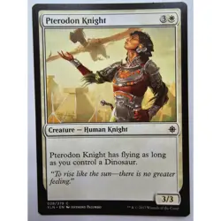 MTG Magic The Gathering Pterodon Knight Creature Card White Ixalan 2017 - Image 1
