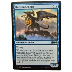 MTG Magic The Gathering Horizon Scholar Sphinx M19 059/280 Blue - Image 1