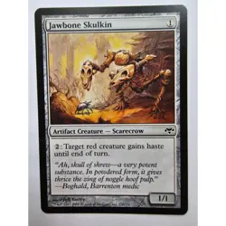 MTG Magic The Gathering Jawbone Skulkin Artifact Creature Scarecrow Card Eventid - Image 1