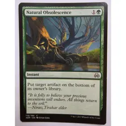 MTG Magic The Gathering Natural Obsolescence Instant Aether Revolt 118/184 - Image 1