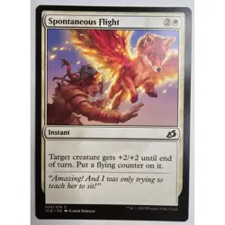MTG Magic The Gathering Spontaneous Flight Instant Card #033/274 White Ikoria La - Image 1