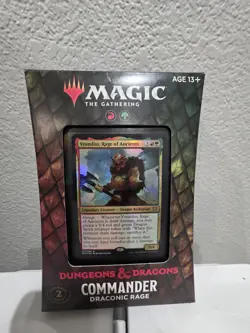 MTG - Draconic Rage Commander Deck - D&D-Adventures In The Forgotten Realms - Image 1