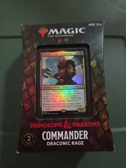 MTG - Draconic Rage Commander Deck - D&D-Adventures In The Forgotten Realms - Image 1