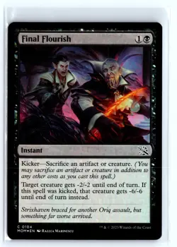 FOIL Final Flourish March of the Machine - MTG Magic the Gathering Card - Image 1