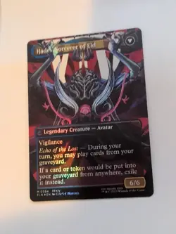 MTG FOIL Emet-Selch, Unsundered FIN #394 Borderless Final Fantasy - Image 2