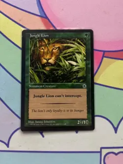 Jungle Lion - Light Play MTG Portal - Image 1