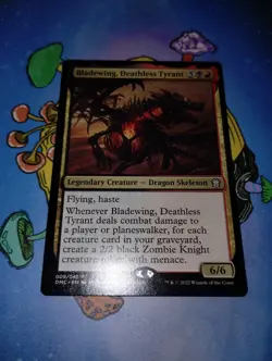 1x Bladewing, Deathless Tyrant #9 (NM) Dominaria United DMC Magic MTG - Image 2