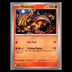 Temporal Forces - Heatmor - 031/162 - TCG Pokemon Card - Image 1