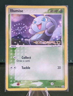 Illumise 32/106 | EX Emerald | Stamped Reverse Holo | English Pokemon | HP - Image 1