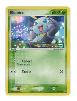 Illumise 32/106 | EX Emerald | Stamped Reverse Holo | English Pokemon | HP - Image 3