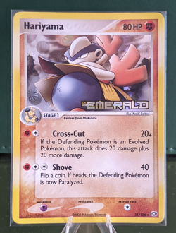 Hariyama 31/106 | EX Emerald | Stamped Reverse Holo | English Pokemon | LP - Image 1