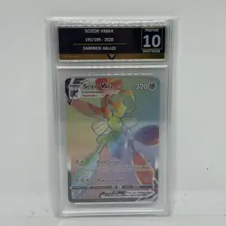 Pokemon Scizor V Max 193/189 Darkness Ablaze Get Graded 10 Rainbow Secret Rare - Image 1