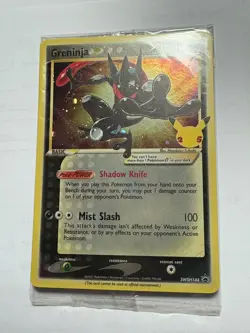 Pokemon TCG Greninja Gold Star SWSH144 Celebration Promo Sealed - NM - Image 1