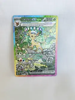 Pokemon Leafeon EX Prismatic Evolutions 144/131 Special Illustration Rare (SIR) - Image 2