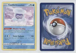 Castform Snowy Form Pokemon Sword & Shield Chilling Reign #034 00jz - Image 3