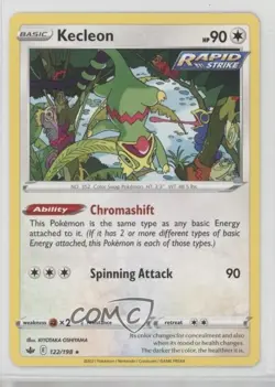 Kecleon Pokemon Sword & Shield Chilling Reign #122 0c41 - Image 1