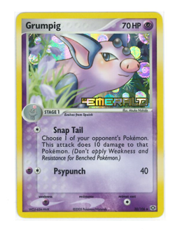 Grumpig 30/106 | EX Emerald | Stamped Reverse Holo | English Pokemon | LP - Image 3