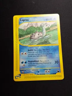 NEUVE MINT SORTIE DE BOOSTER Lapras 71/144 Skyridge Carte Pokemon English - Image 1