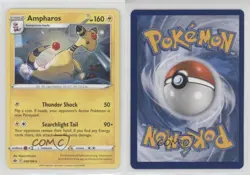 Ampharos Pokemon Sword & Shield Chilling Reign #049 0p5r - Image 3