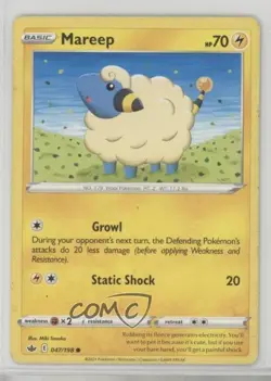 Mareep Pokemon Sword & Shield Chilling Reign #047 0c41 - Image 1