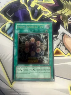 DANGEROUS MACHINE TYPE-6 FRENCH ULTIMATE RARE LODT-EN096 FR096 LIGHT PLAY YUGIOH - Image 1