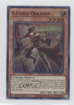 S-Force Orrafist (SR) 1st Ed. YuGiOh Blazing Vortex #BLVO-EN013 1ck4 - Image 1