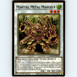 Yugioh Martial Metal Marcher MAGO-EN030 1st Edition Premium Gold Rare Holo - NM - Image 3
