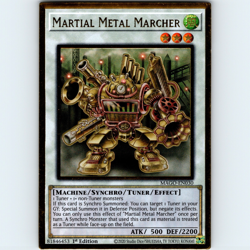 Yugioh Martial Metal Marcher MAGO-EN030 1st Edition Premium Gold Rare Holo - NM - Image 1