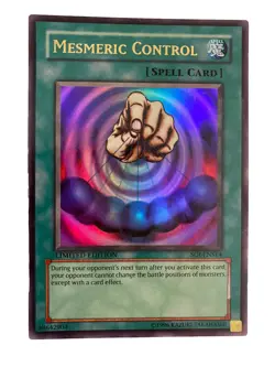 YUGIOH Mesmeric Control SOI-ENSE4 Ultra Rare Light-played LP - Image 1