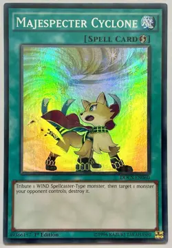 DOCS-EN060 Majespecter Cyclone - Super Rare 1st Edition Lightly Played YuGiOh - Image 1