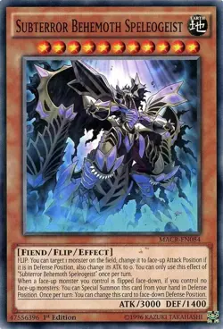 YUGIOH Subterror Rock Deck Complete 40 Cards - Image 1