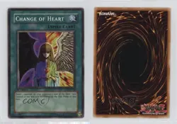 Change of Heart Unlimited YuGiOh Starter Deck Kaiba Evolution #SKE-032 2004 ic4 - Image 3