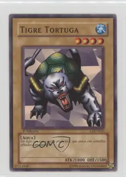Tigre Tortuga Spanish 1st Ed. YuGiOh Legend of Blue Eyes White Dragon 2002 3c7 - Image 1