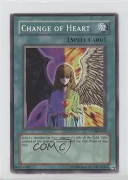 Change of Heart Unlimited YuGiOh Starter Deck Kaiba Evolution #SKE-032 2004 0h3w - Image 1