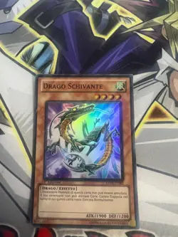 DODGER DRAGON ITALIAN SUPER RARE EXVC-EN082 IT082 LIGHT PLAY YUGIOH - Image 1