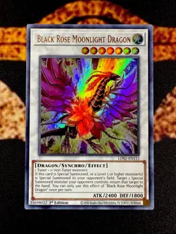 🔥YUGIOH • BLACK ROSE MOONLIGHT DRAGON • ULTRA RARE • LDS2-EN112 • 1st ED • NM🔥 - Image 1