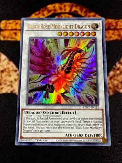 🔥YUGIOH • BLACK ROSE MOONLIGHT DRAGON • ULTRA RARE • LDS2-EN112 • 1st ED • NM🔥 - Image 2