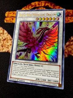 🔥YUGIOH • BLACK ROSE MOONLIGHT DRAGON • ULTRA RARE • LDS2-EN112 • 1st ED • NM🔥 - Image 3