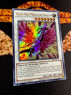 🔥YUGIOH • BLACK ROSE MOONLIGHT DRAGON • ULTRA RARE • LDS2-EN112 • 1st ED • NM🔥 - Image 4