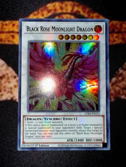 🔥YUGIOH • BLACK ROSE MOONLIGHT DRAGON • ULTRA RARE • LDS2-EN112 • 1st ED • NM🔥 - Image 5