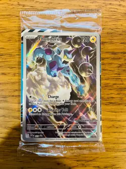 SEALED! Thundurus SVP 209 ETB Pokemon Center Stamped & Unstamped Promo Card! - Image 1