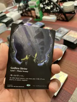 Godless Shrine (Borderless) (Galaxy Foil) Edge of Eternities Foil - Image 1