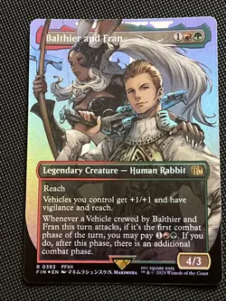 Balthier and Fran (0393) (Borderless) Final Fantasy Foil - Image 1