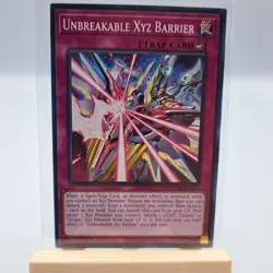 Yugioh TCG Trading Card Single Unbreakable Xyz Barrier #074 Trap - Image 1