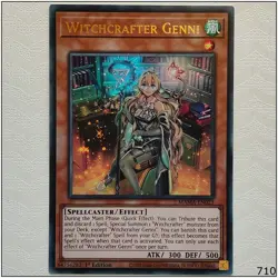 Witchcrafter Genni - MAMA-EN023 - Ultra Rare 1st Edition Yugioh - Image 1