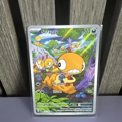 Pokemon Black bolt, White flare Scraggy IR 138/086 English Card - NM - Image 1