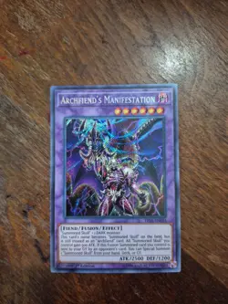 Yugioh Archfiend’s Manifestation FIGA-EN034 Secret Rare 1st Ed NM - Image 1