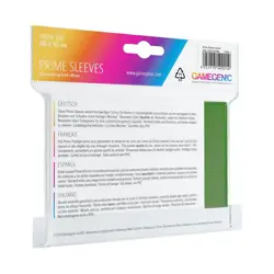 GameGenic Card Protection Prime Sleeves - Green (10 Packs of 100) New - Image 2