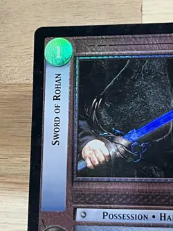 Awesome Lord Of The Rings LOTR TCG Card Sword Of Rohan FOIL 4C291 LP - Image 2